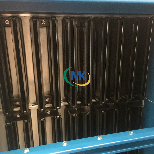 Black filter cage compatible with HVAC system model XJ-120, sturdy powder-coated structure to block dust from ductwork.