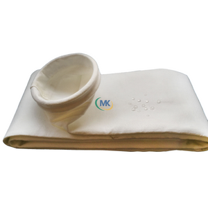 Water/Oil-Resistant Dust Collector Bag by Wuxi Mingkai Polyester 500gsm 1.6mm Singeing Calendering 120℃
