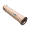 Side View of Filter Bag Compatible Cage - White Background, 2.2m Length for Standard Filter Bags