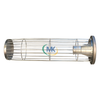 Stainless Steel Pickled Filter Cage - Front View on White Background, Lithium Battery Specialized, Smooth Acid-Washed Surface