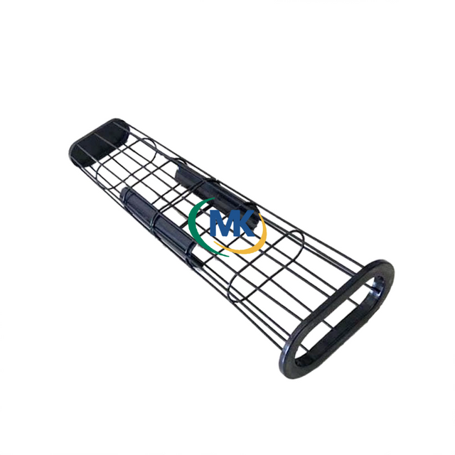 Filter cage for industrial air purifiers, stainless steel frame with 0.5mm fine mesh holes, secures and protects HEPA filters.
