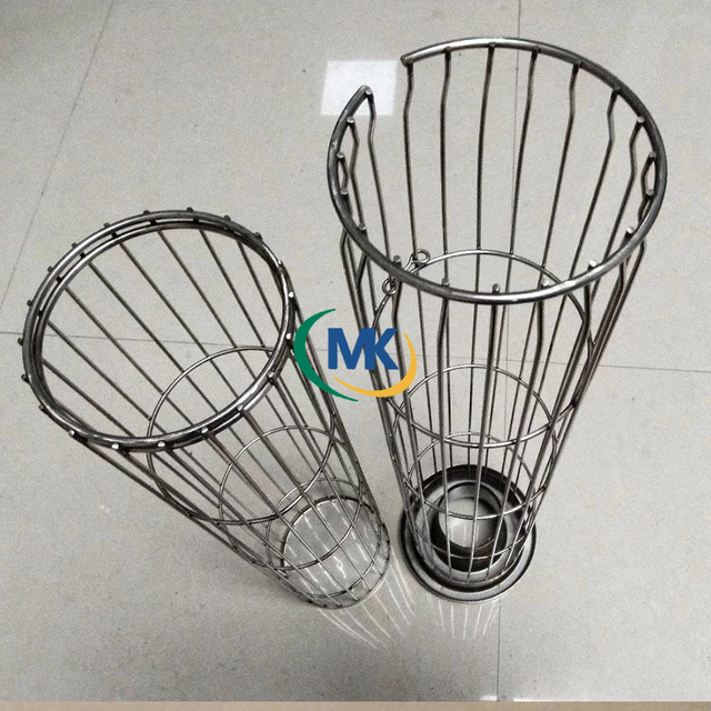 New filter cage for intake system, uniform fine mesh holes.