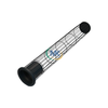 Close-Up of PTFE Coating on Filter Cage - White Background, Smooth Surface with Anti-Corrosive Layer