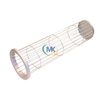 Close-Up of Passivated Surface - White Background, Protective Oxide Layer on Stainless Steel Filter Cage
