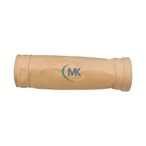PPS Membrane Coated Filter Bag - Front View on White Background, Lithium Battery Production Specialized, Smooth Membrane Surface