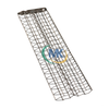 Stainless Steel Corrugated Filter Cage - White Background, Wavy Surface with Anti-Rust Coating