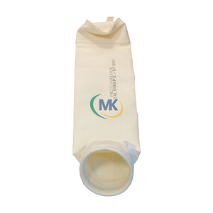 Aramid Membrane Coated Filter Bag - Front View on White Background, Lithium Battery Production Specialized, Smooth Membrane Surface