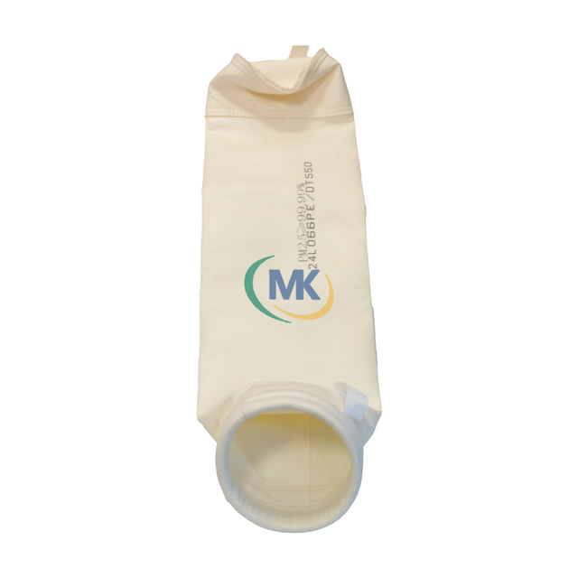Aramid Membrane Coated Filter Bag - Front View on White Background, Lithium Battery Production Specialized, Smooth Membrane Surface