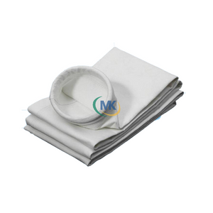 Polyester Dust Filter Bag with PTFE Membrane by Wuxi Mingkai 500gsm 1.6mm Heat Setting Coated 130℃ Continuous
