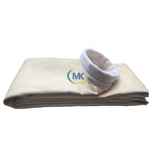 Metamax Dust Collector Bag by Wuxi Mingkai 500gsm 1.8mm 204℃ Fire Retardant Acid Alkali Resistant