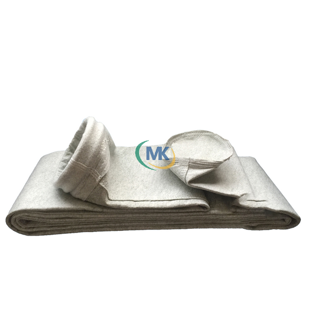 Blended Fiber Dust Collector Bag by Wuxi Mingkai 550gsm 2.0mm 150℃ Continuous Acid Alkali Resistant