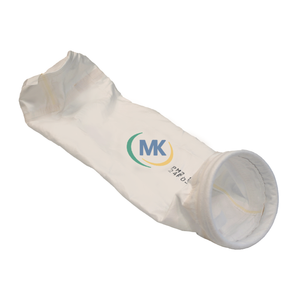 PTFE Membrane Coated Filter Bag - Front View on White Background, Smooth PTFE Coating for Industrial Filtration