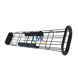 MingKai Flat Bag Cage, SS304/Carbon Steel, galvanized/epoxy coating, for woodworking/pharmaceutical dust collection.