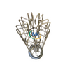 Pleated Filter Cages by Wuxi Mingkai Carbon Steel 304/316L Electrostatic Spray 120-160mm -20 to 280℃