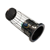Side View of Electrophoretic Filter Cage - White Background, 2.3m Length with Anti-Stick Coating