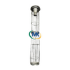 Filter cage with 2mm customizable mesh holes, meets food processing industry hygiene standards.