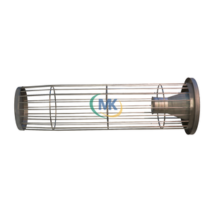 Top Interface of Pickled Filter Cage - White Background, Flange Connection for Lithium Battery Dust Collector
